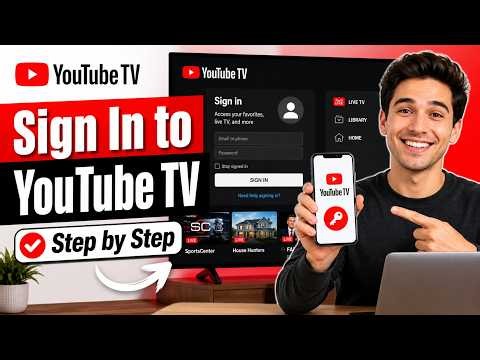 How to sign in to my YouTube TV account - Step-By-Step