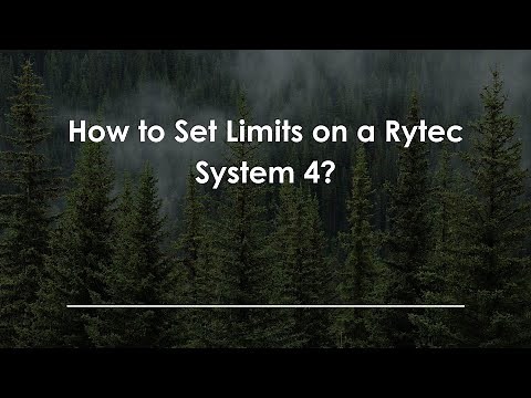 How to Set Limits on a Rytec System 4?