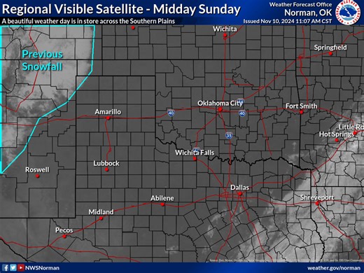 7.8K views · 70 reactions | Weather conditions across the Southern Plains today will feature "not a cloud in the sky". Along with seasonable temperatures, conditions will be great for outdoor activities. Enjoy! | US National Weather Service Norman Oklahoma | Facebook
