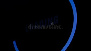 Loading Graphic on Monitor Side View Stock Footage - Video of site, business: 243500626