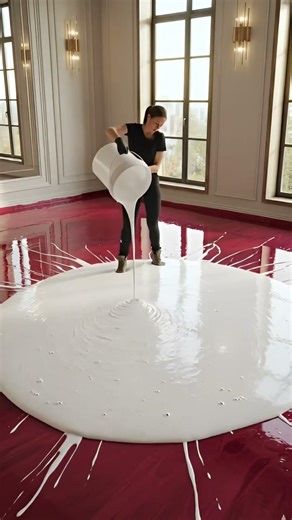 This Crimson Galaxy Floor Looks Insane 🤯🔥