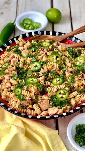 5.8K views · 37 reactions | Add this pasta salad to your summertime menu! It’s pasta’tively delicious! #pastasalad #chickensalad #taco #tacosalad #summersalad #easyrecipes | Chew On This | Facebook