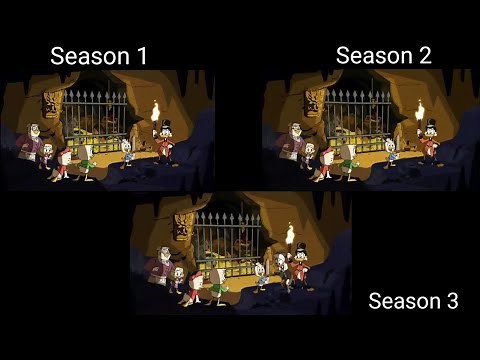 DuckTales' 17- Season 1-3 Intro Comparison