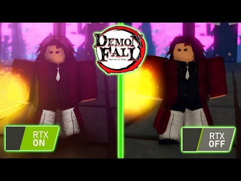 MUITO LINDO!! JOGUEI o DEMON FALL COM RTX LIGADO e ME SURPREENDI!! | Roblox - GG Games