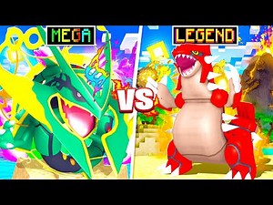 MEGA POKEMON Vs LEGENDARY POKEMON in Minecraft PIXELMON!