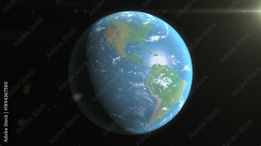 Location and map of Anguilla on the surface of the earth at day.