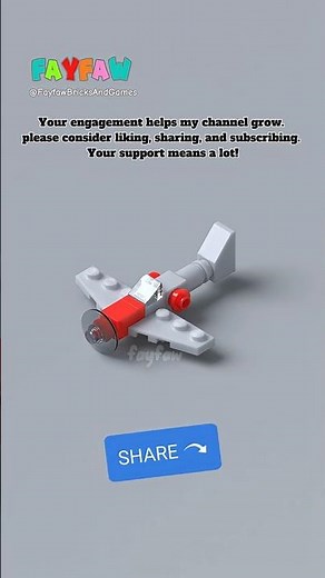 lego classic world war aircraft #lego #diy #shorts #satisfying