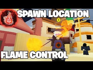 FLAME CONTROL SPAWN LOCATION (shinobi life 2) - SHINDO LIFE 2