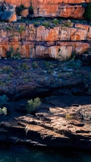 📍 Manning Gorge, Gibb River Road, Western Australia, Australia 🇦🇺 Swim beneath a wide, thundering waterfall 🌊🌿. The reward for an adventurous outback trek. | Australia Hidden Gems