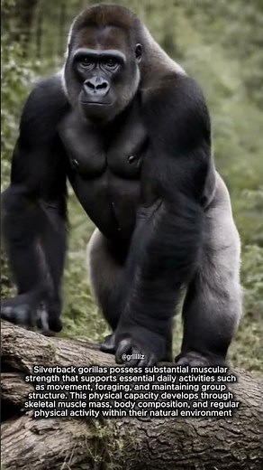 Physical Strength and Functional Adaptation in Silverback Gorillas
