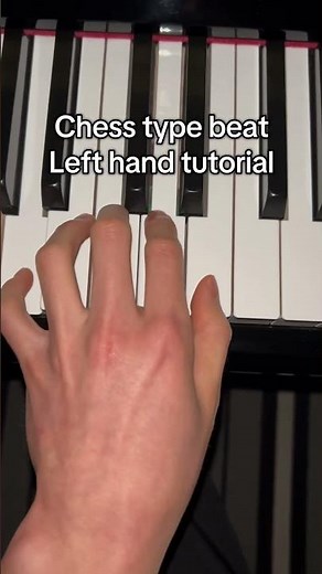 Chess type beat piano tutorial 🎹🐀 #chesstypebeat #piano #tutorial