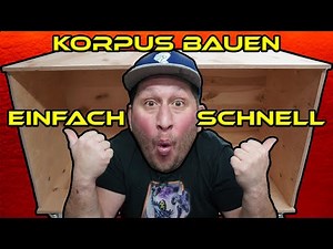 Korpus bauen einfach und schnell - Ich brauche Unterschränke für meine neuen Maschinen - Tab