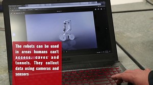 A group of NJIT undergraduate students is researching data collection using a collaborative robotic fleet. The robot is used to collect data using cameras in sensors in areas humans can't access such as caves and tunnels. 🔎 Learn more: https://research.njit.edu/ | NJIT