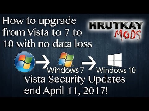 Tutorial: Upgrading Windows Vista to 7 to 10 Without Data Loss (a.k.a. No Clean Install Needed)