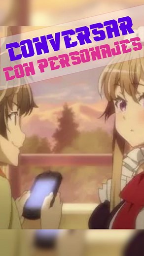 Conversa con personajes anime: Nueva app increíble