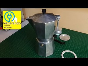 How to change the Italian Greca coffee maker handle, rubber filter funnel