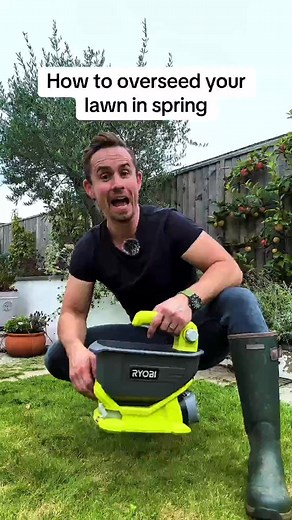 7.6K views | How to overseed your lawn Before starting you ideally want to scarify and aerate your lawn but as a minimum you want to mow it. This will let you see which areas in need of oversee | Michaell Gardening | Facebook