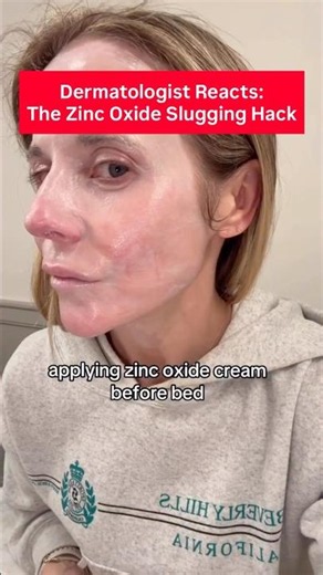 Dermatologist Reacts: The Zinc Oxide Slugging Hack