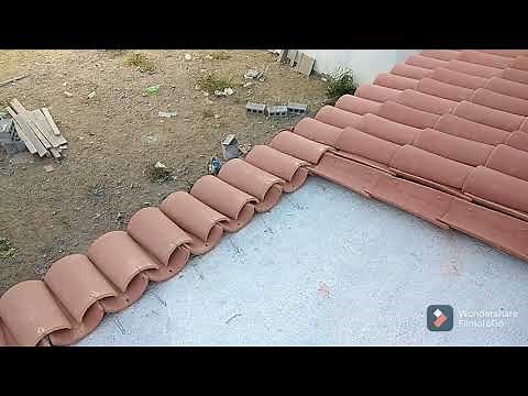 Como instalar teja tipo media caña