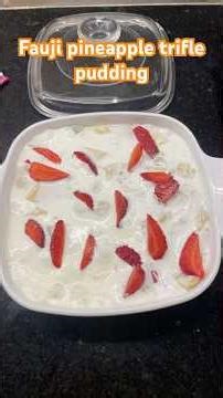 Fauji pineapple trifle pudding