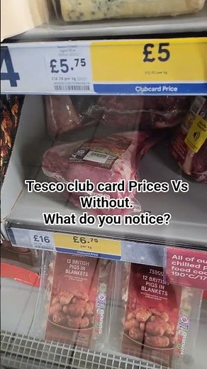 Tesco club card prices Vs Without. Shocking. #london #uk