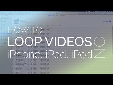 How to get iPad and iPhone to loop or repeat video?