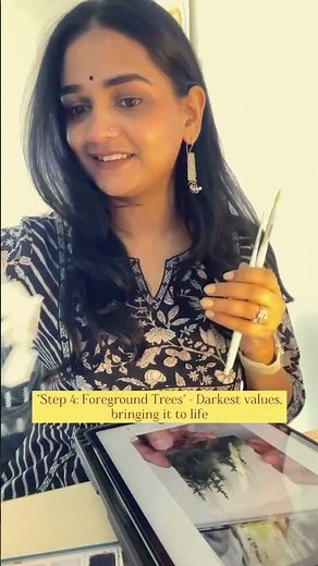 Start Small | Watercolor Landscape Tutorial 🌿 | Learn to Paint with Confidence