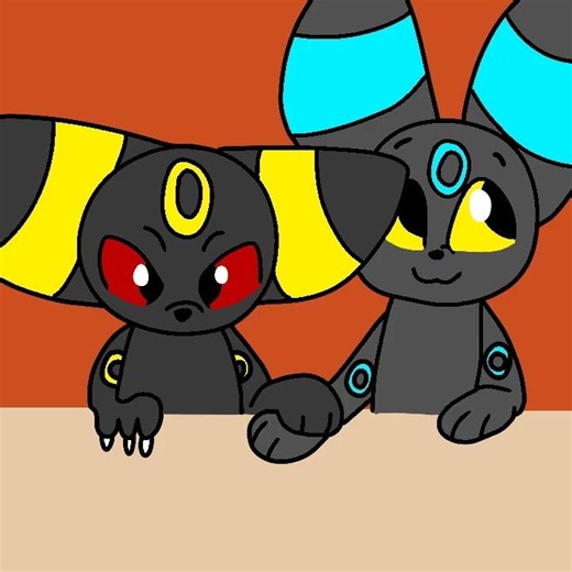 Be back at six #pokemon #eeveelutions #umbreon #glaceon #cute #memes #animation #flipaclip #funny