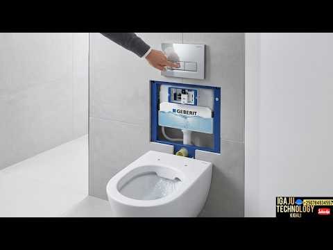 Geberit toilet cistern why does water keep coming after removing the toilet#geberit#toilet#bathroom 