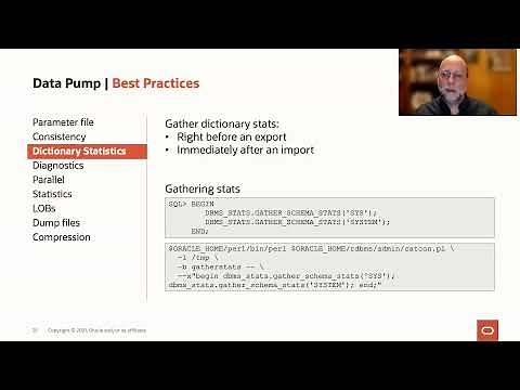 Oracle Data Pump - Best Practices, part 1