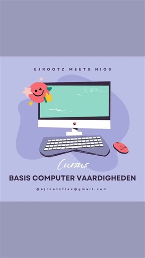 🖥️ Basis Computer Vaardigheden Cursus Een praktische cursus van 5 lesweken waarin je stap voor stap leert werken met de computer en de belangrijkste programma’s van Microsoft Office. 💰 Kosten Inschrijfgeld: SRD 1000 Cursusgeld: SRD 1500 🎯 Doel van de cursus Deze cursus helpt je om zelfstandig, professioneel en zelfverzekerd te werken met de computer. Je leert niet alleen klikken en typen, maar ook hoe je documenten maakt, berekeningen uitvoert, presentaties opstelt en je bestanden goed organi