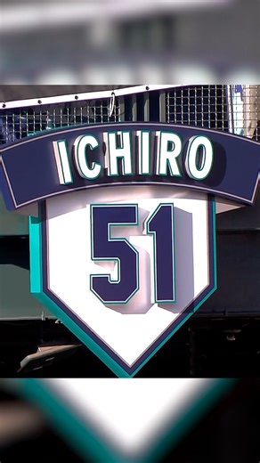 The No. 51 is immortalized in Mariners history! Congratulations to Ichiro Suzuki! 👏 | MLB