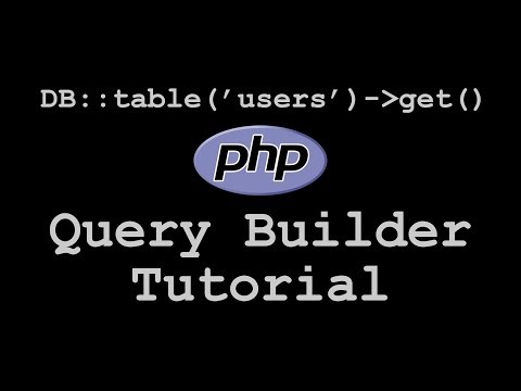 Query Builder from scratch in PHP | Quick Programming Tutorial