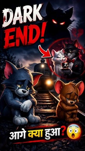 Tom and Jerry Last Episode 😰 ⁉️ #ytshorts #cartoon #facts #tomandjerry #horrorepisode #shortsfeed