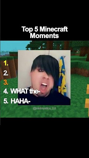 Top 5 Minecraft Moments