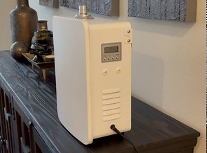 Large Capacity Diffuser Machine, Home or Office Nebulizer System with HVAC or Stand Alone Capability, Scents Large Areas with Atomization Technology (Venetian II - White)
