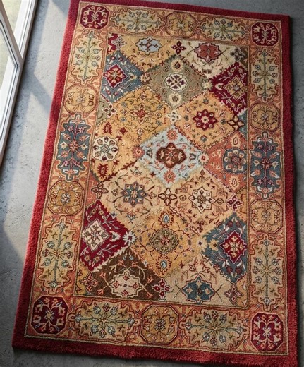 Handmade Persian Design Tufted Rug, - Etsy