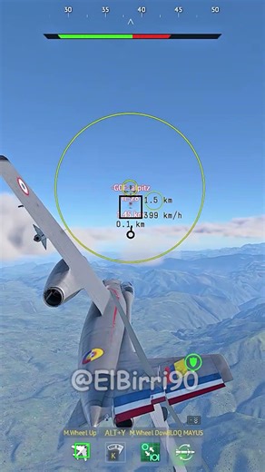 War Thunder moment - Vautour IIN(Late): The first MATRA missiles #warthunder #gameplay #gtx1660super