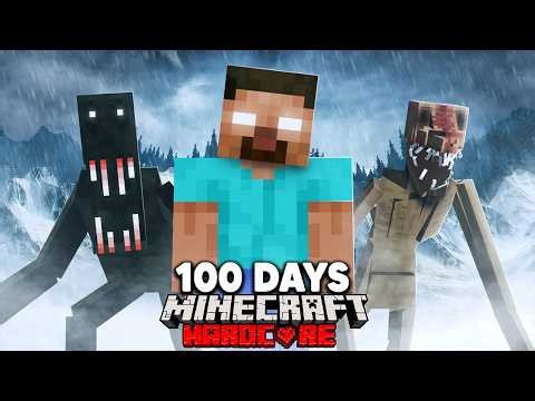 I Spent 100 Days in Minecraft’s Scariest Winter…