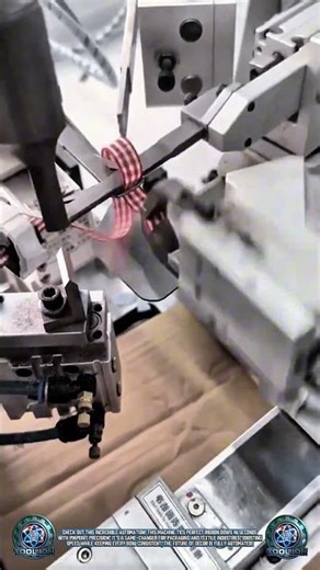 Incredible Automation: Fast Ribbon Bow Making Machine 🎀