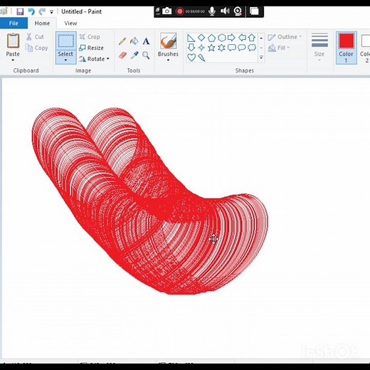 how to 3D images making Ms paint #computer #creator