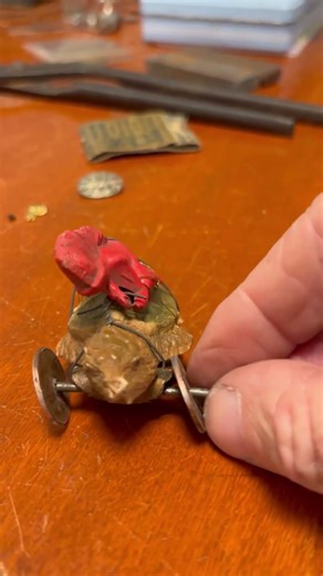 Some people make bird houses when they retire have fun. They probably played with Barbies too.