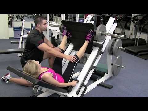 Leg Press - inner and outer thigh exercise with leg press, LEGS WIDE by Trainer Johnny