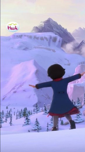 Have you ever made a snow angel before?❄️ #winter #christmas #tree #heidi