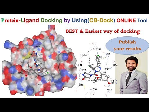 Perform docking ONLINE in 5 MINUTES |CB-Dock |Cavity-detection Blind Docking |Easiest & best docking