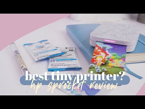 A Perfect portable printer for planners & journalling? | HP SPROCKET 200 Unboxing, Demo & Review