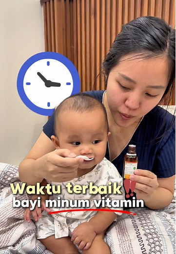 Waktu Terbaik Minum Vitamin untuk Bayi