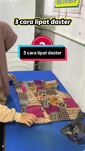 3 cara lipat daster Ada yang sama atau ada cara lainnya #laundry #laundryexpress #laundrykiloan