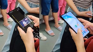 Note 10  hops on the subway, first live action leak ensues