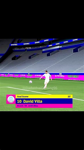 Over the Keeper! David Villa’s Insane Header from Alba’s Assist! 🥶☠️ #efootball #efootball2026